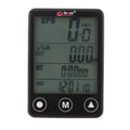 Ciclocomputer Vitezometru Bicicleta cu Touch Screen, rezistent la apa, cu 24 functii, Edman Bogeer YT-308, Negru