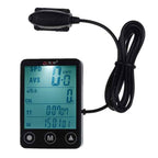 Ciclocomputer Vitezometru Bicicleta cu Touch Screen, rezistent la apa, cu 24 functii, Edman Bogeer YT-308, Negru