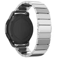 Curea metalica Edman 1Z pentru Samsung Gear S3 si telescoape Quick Release incluse in pachet, latime prindere 22mm, Argintiu