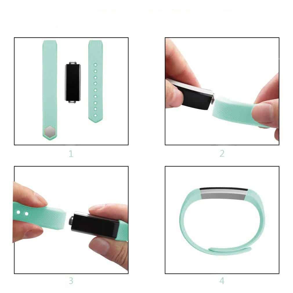 Curea Bratara pentru Fitbit Alta/Fitbit Alta HR, marimea S, Mint