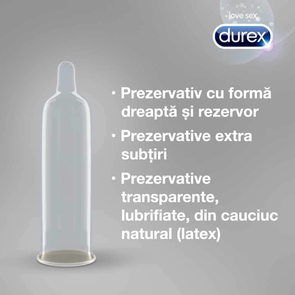 Prezervative Durex Invisible Extra Sensitive, 10 buc