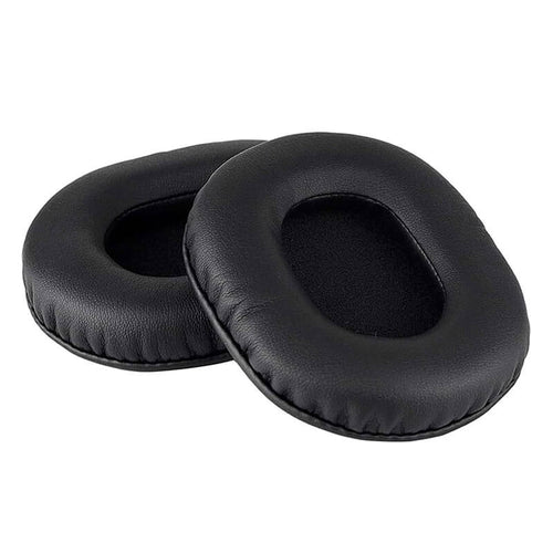 Edman set of 2 ear pads for Audio-Technica ATH M50X, M50XBT, M50, M40X, M30, M20, M10, ATH-MSR7 headphones, faux leather
