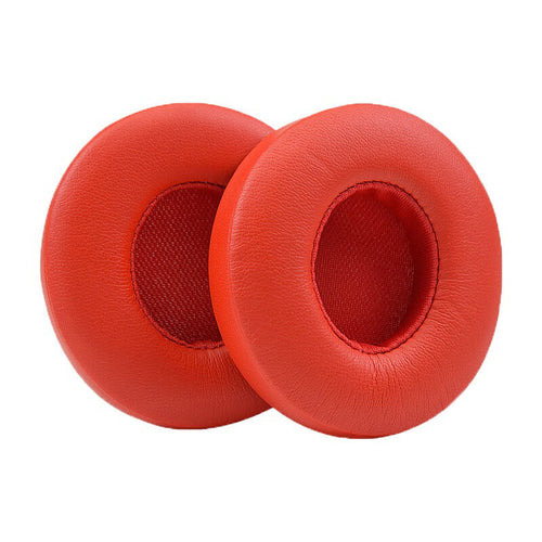 Edman 2er-Set Ohrpolster für Beats Solo 3, Solo 2 Wireless On-Ear Kopfhörer, Kunstleder