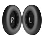 Set 2 bureti Edman pentru casti Bose 700 Wireless Noise cancelling, Piele ecologica, Negru