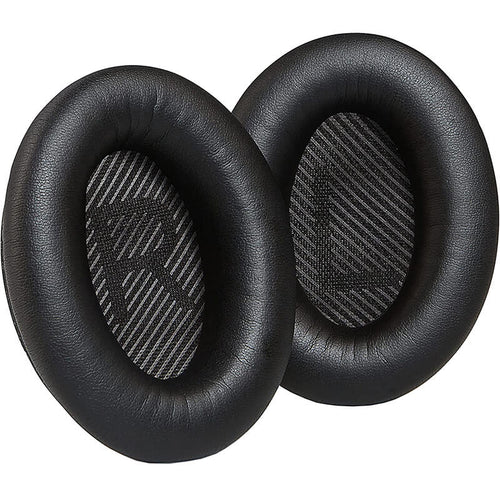 Edman set of 2 ear pads for Bose QuietComfort 35, 35 II, QC35, QC35 II headphones, memory foam, faux leather