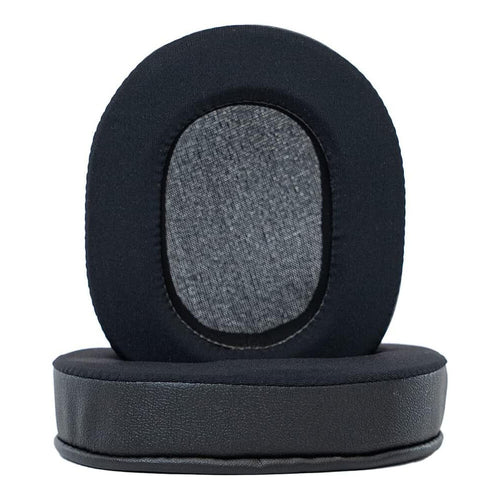 Edman set of 2 ear pads for Brainwavz / Audio-Technica ATH M50X, M50XBT, M50, M40X, M30, M20, M10, ATH-MSR7 Over-Ear headphones, Black