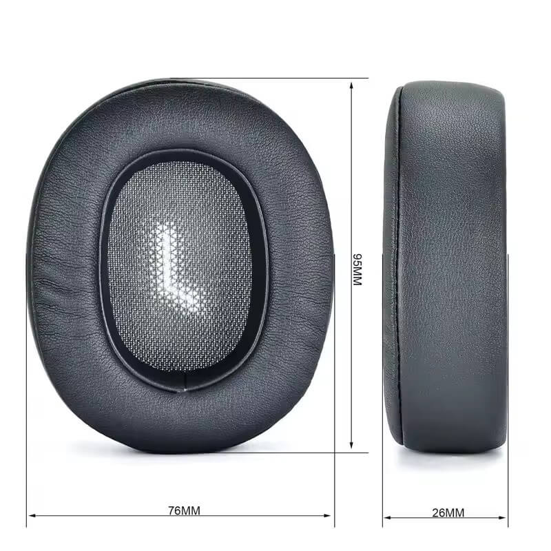Set 2 bureti Edman pentru casti JBL Everest 710, Negru