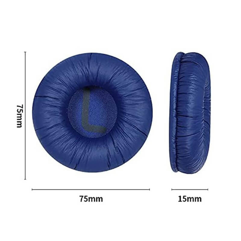 Set 2 bureti Edman pentru casti Sony WH-CH520, WH-CH510, WH-CH500, On-Ear, Albastru