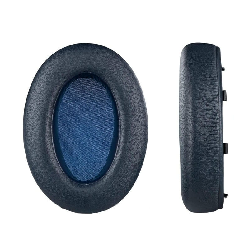Set 2 bureti Edman pentru casti Sony WH-XB910N, XB910NB, XB910NL, Albastru