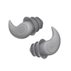 Set 2 dopuri de urechi Edman, silicon nano 3 straturi, reutilizabile, reducere zgomot 40dB, impermeabile, Gri