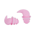 Set 2 dopuri de urechi Edman, silicon nano 3 straturi, reutilizabile, reducere zgomot 40dB, impermeabile, Roz