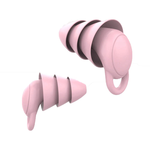 Edman set of 2 earplugs, 3D nano silicone, reusable, 40dB noise reduction, waterproof