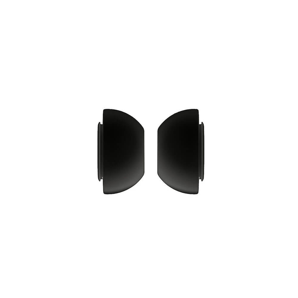 Set 2 dopuri Edman din silicon pentru casti AirPods Pro, AirPods Pro (gen 2), marimea S, Negru