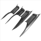 Set 4 manere interior MOTOR10 fata/spate BMW Seria 7 F01 F02 F04, 51419115533, Negru Carbon