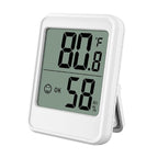 Termometru Higrometru de camera Edman RH-2, magnetic, lumina fundal, Alb
